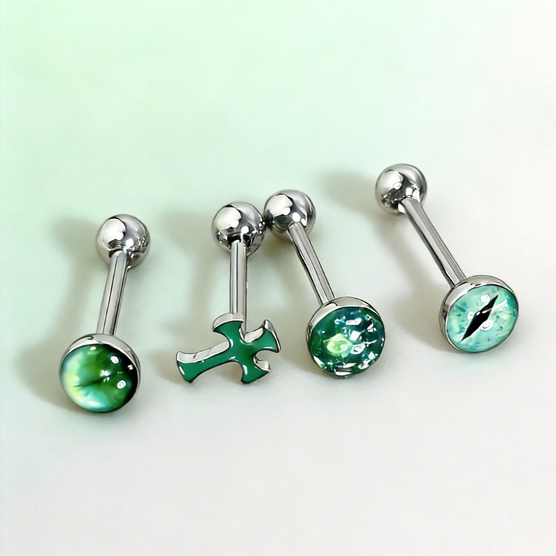 1Pc High-Quality Trendy Green  – обзор и цена Body Jewelry High Quality