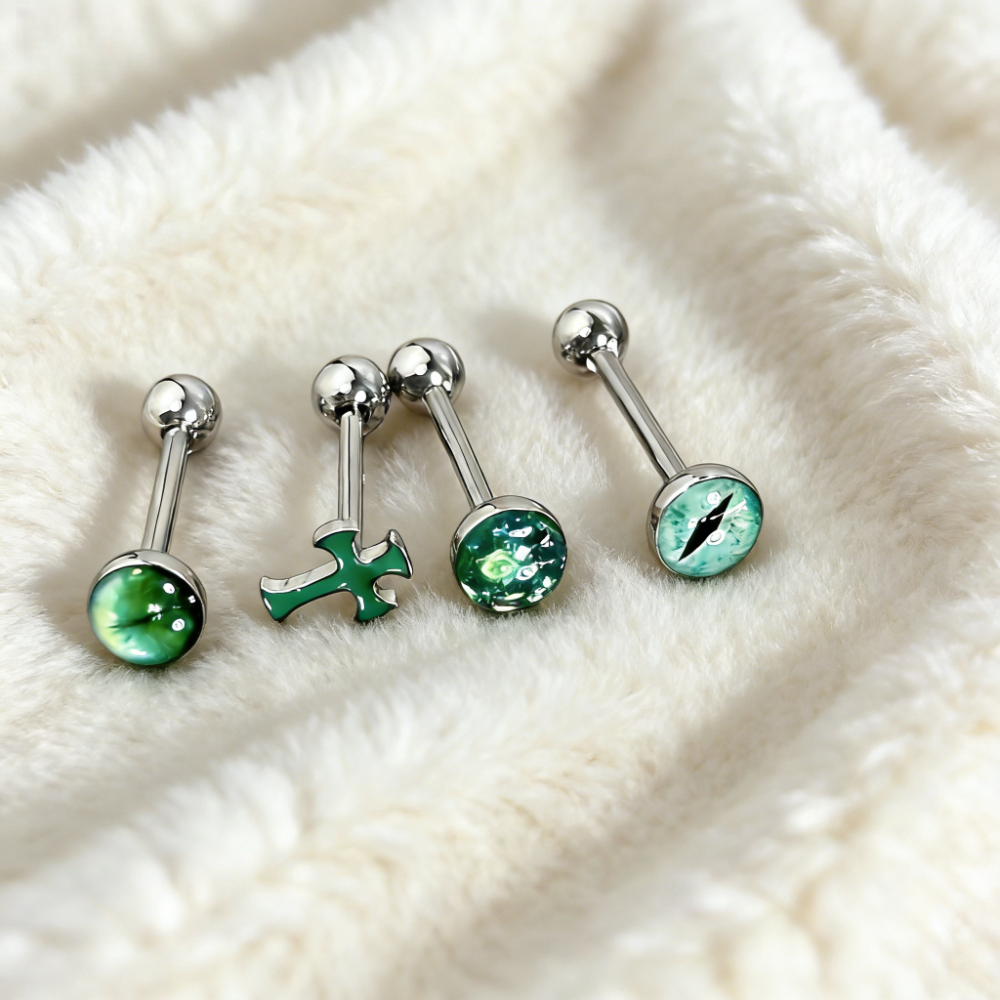 1Pc High-Quality Trendy Green  – обзор и цена Body Jewelry High Quality