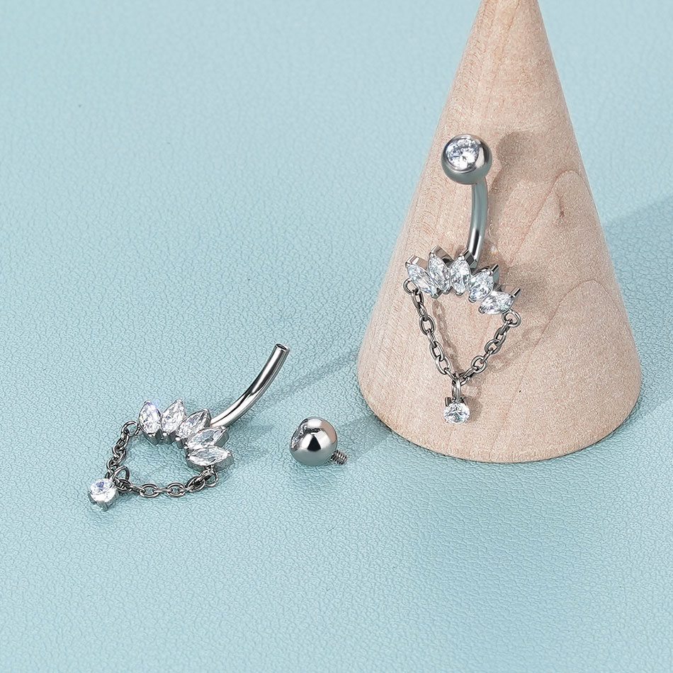 1PC Titanium Belly Button Ring – обзор и цена Belly Bar Titanium