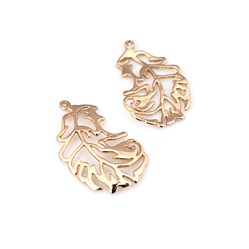 18K Gold Color Brass Feather C – обзор и цена Body Jewelry High Quality