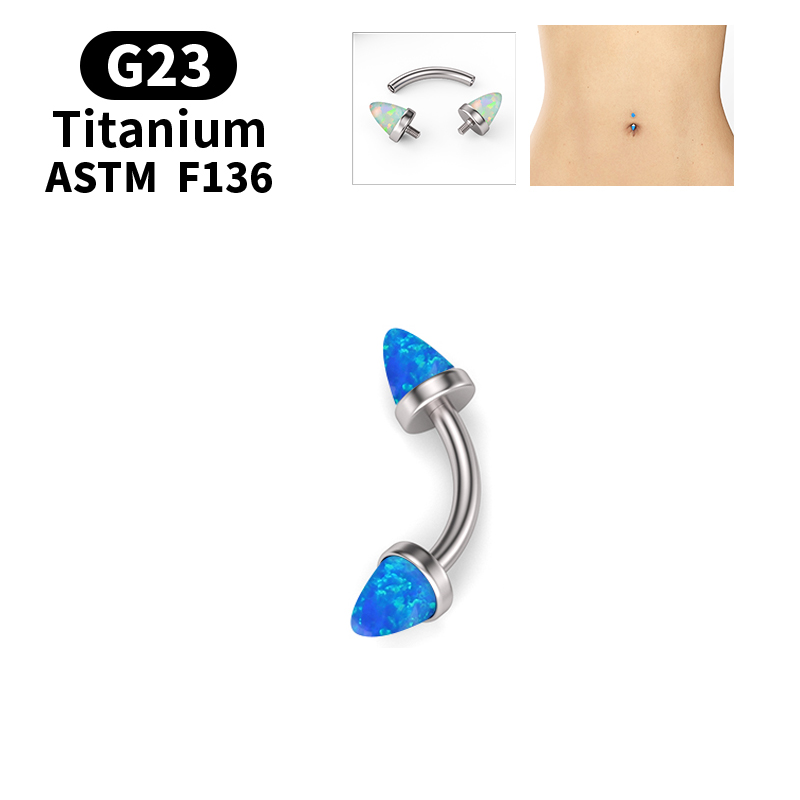 G23 Titanium Exquisite Opal Be – обзор и цена Belly Bar Titanium