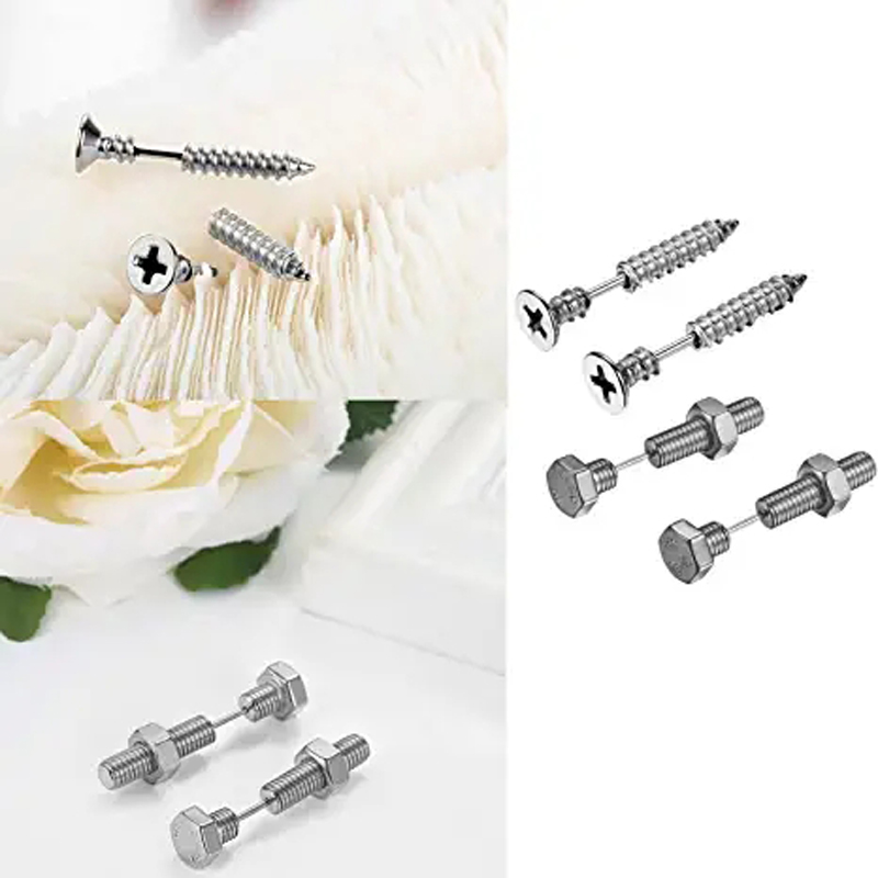 2-3 Pairs Punk Pointed Screw B – обзор и цена Body Jewelry Changing Kit