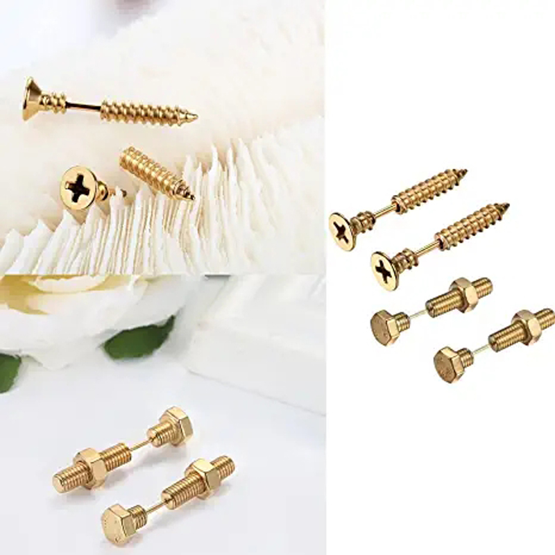 2-3 Pairs Punk Pointed Screw B – обзор и цена Body Jewelry Changing Kit