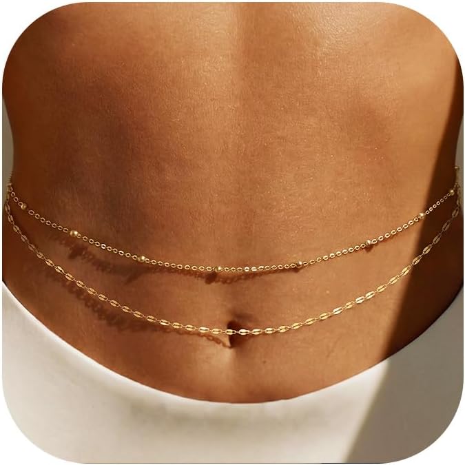 14K Gold Plated Waist Chain Wo – обзор и цена Body Jewelry For Women